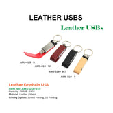Leather Keychain USB - Model 4 - Al Masam Stationery LLC